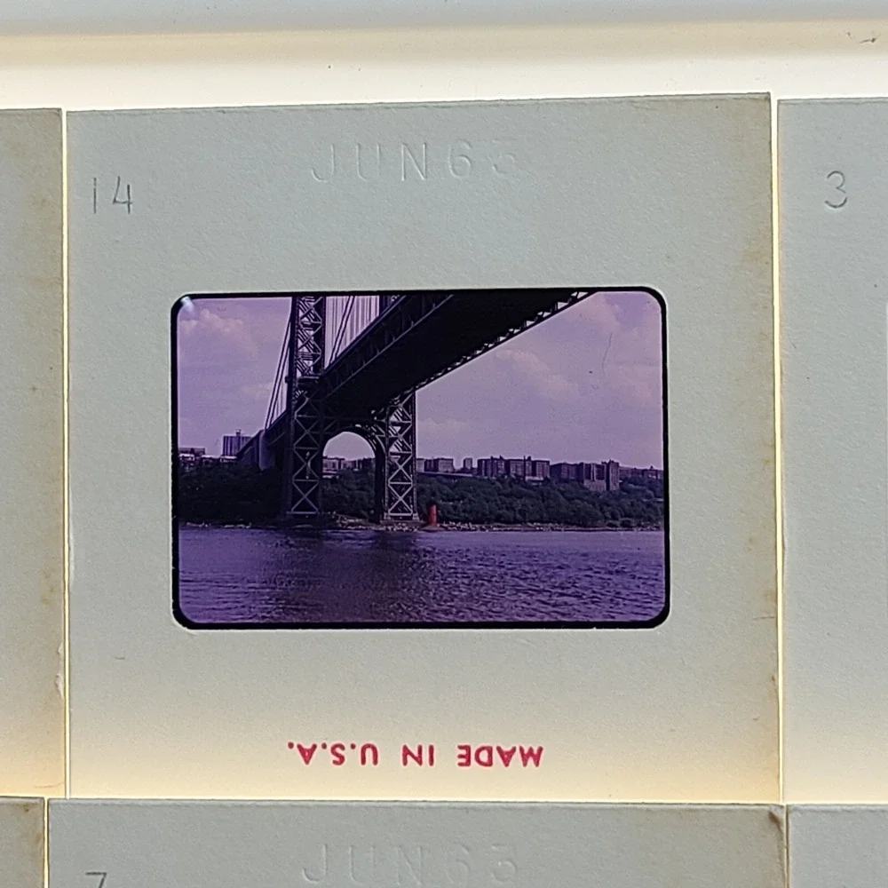 Lot of 27 Kodachrome Slide NYC Skyline Polo Grounds Pan-Am Planes Travel Bermuda